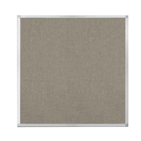 Versare Hush Panel Configurable Cubicle Partition 4' x 4' Warm Pebble Fabric 1812476